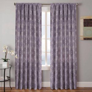 NEW w/tags Tarah Vera Pole Top/Back Tab  100% cotton 104 in X 96 in  GRAY